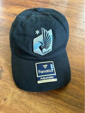 Fanatics Adjustable Minnesota United FC Black Baseball Cap